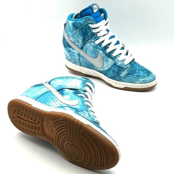 Nike Dunk Sky Hi Print 'Clearwater' - RARE - Picture 10 of 10